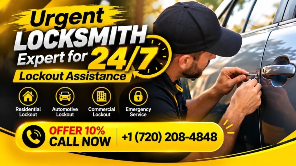 emergency locksmith assistance for your car, home and office in boulder 